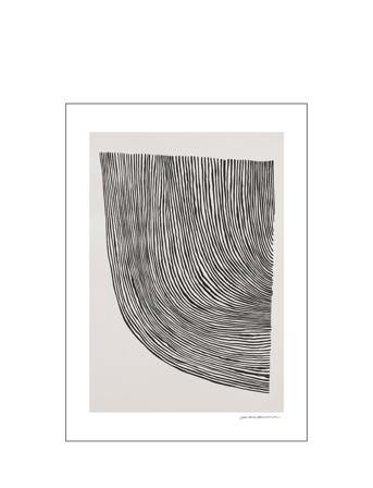 Curves Black Home Decoration Posters & Frames Posters Graphical Patterns Multi/mönstrad The Poster Club