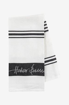 Halvor Bakke - Færder Keittiöpyyhe - Musta - Keittiöpyyhkeet - 50X70 - - Homeroom