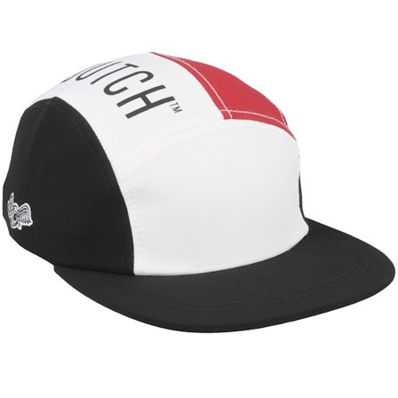Von Dutch - White 5panel Czapka Z Daszkiem - Tri1 Black/White/Red 5-Panel @ Hatstore
