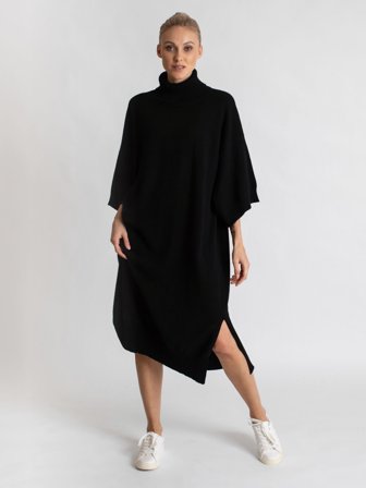 Kashmina - Kashmirkjole "Breeze" - sort - Size S