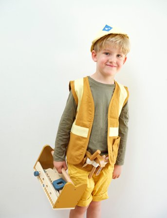 Fabelab Dress-Up Builder Set - Ochre-Pale Y - Yellow - 3-6Y
