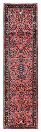 Noué À La Main Hamadan Tapis 80X285 De Laine Petit