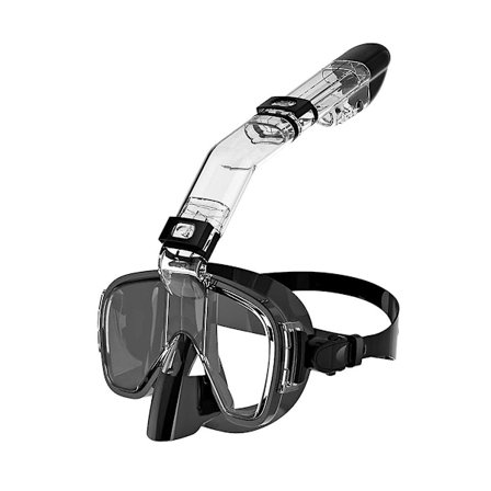 Dykkemaske med anti-dugg snorkelsett med full tørr for fri svømming Profesjonelt snorkleutstyr