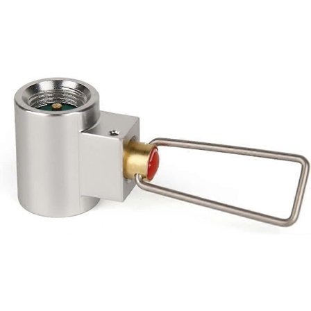 Ekstra Ventil-Tank Genopfyldningsskifter Flad Gastank Gasvælger Adapter Beholder Lejr Gas Konverter (LGL)