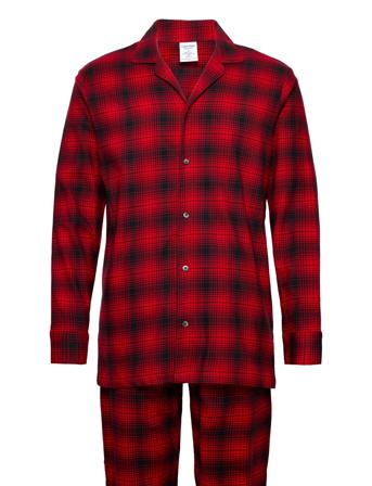 L/S Pant Set Pyjamas Multi/mønstret Calvin Klein