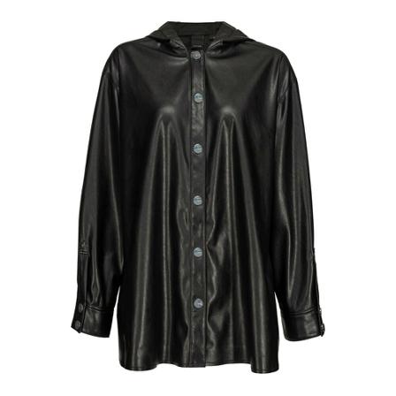 Pinko, Apricena Over Shirt Simovelle Czarny, Kobieta, Rozmiar: S