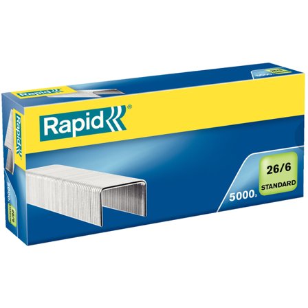 Staple Standard 26/6 galvanized 5000 pcs