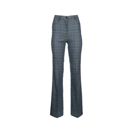 Pinko, Straight Trousers Grijs, Dames, Maat:XS