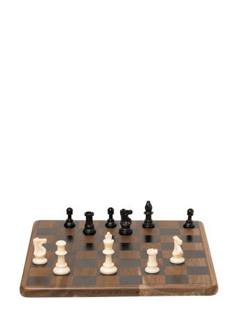Chess Set Acacia Wood Brown Gentlemen's Hardware