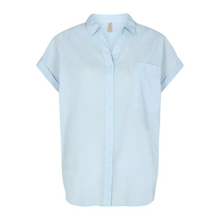 Soyaconcept Dora 1 Shirt , Blauw , Dames , Maat: XL