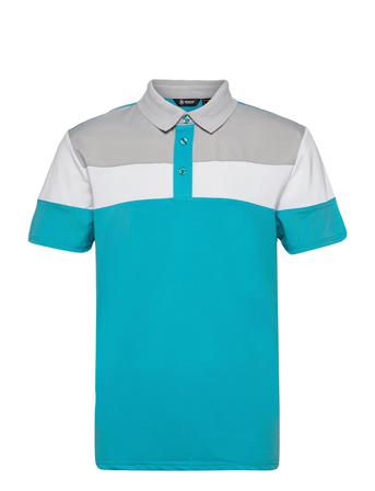 Berrow Polo Polos Short-sleeved Blå Abacus
