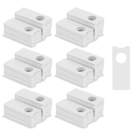 600 stk Plante Etiketter Vandafvisende Hvid PVC Blomst Hængende Markør Etiket til Havegård