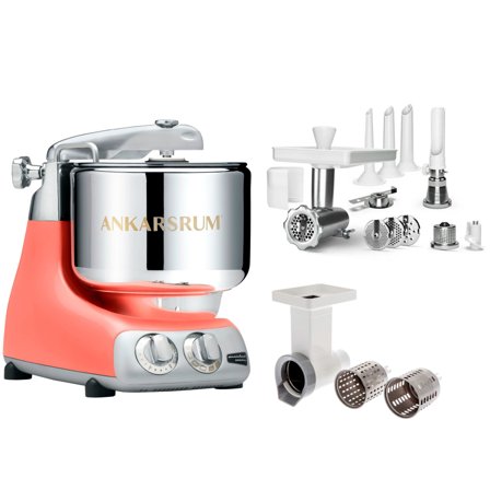 Ankarsrum Assistent Røremaskine, large tilbehørspakke, coral crush | KitchenOne