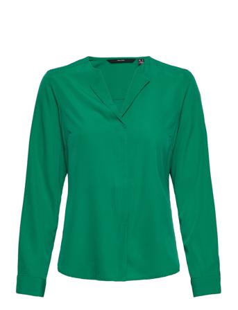 Vmfiona Ls Top Wvn Lt Green Vero Moda