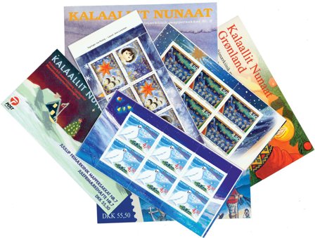 Grønland - Julehæfter 1-7 postfriske