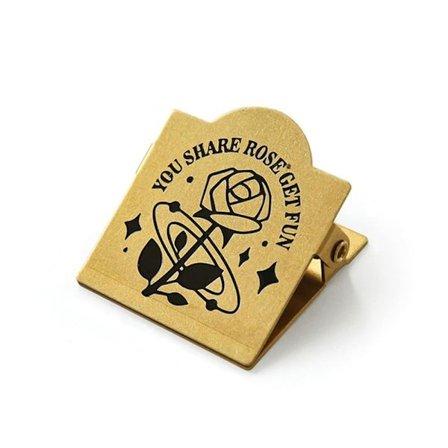 Messing Clip Papir Clips Fil Binder Clip