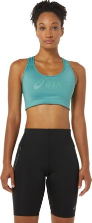 Asics Women's Core Asics Logo Bra Women undergarment Blue XL