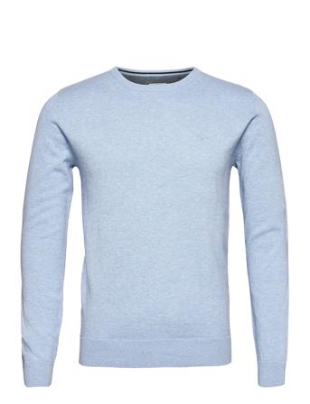 Basic Crew N Neulepaita Pyöreä Kaula-aukko Sininen Tom Tailor