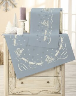 Stickpackung Wichtel mit Schlitten