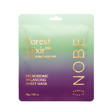 NOBE Forest Elixir Microbiome Balancing Sheet Mask 1 pc Ansiktsmask & peeling Unisex