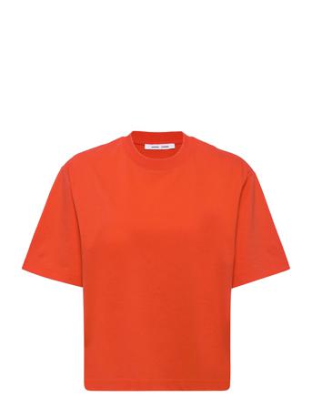 Chrome T-Shirt 12700 T-shirt Top Orange Samsøe Samsøe