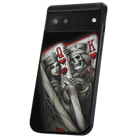 Google Pixel 6 - Deksel/Mobildeksel King Queen Kortstokk