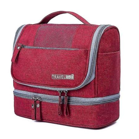 Vattentät män hängande sminkväska Oxford Travel Organizer Kosmetisk väska för kvinnor Nödvändigt