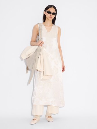 Holzweiler Luka Jacquard Dress - Sand - Women's - 32