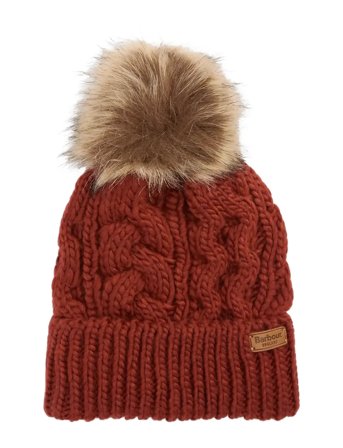 Barbour Barbour Penshaw Beanie Hat - Red - ONE SIZE