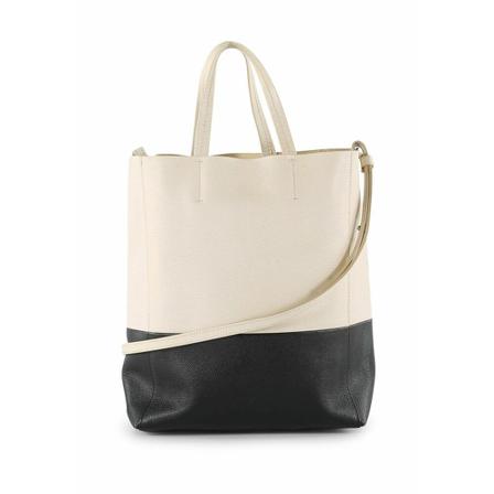 Celine Vintage, Pre-owned Grained Calfskin Cabas Tote Bag Wit, Dames, Maat:ONE Size,leer,multicolor