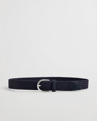 GANT - Elastisk, flettet belte til dame til dame marine
