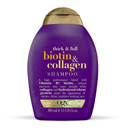 OGX Biotin Collagen Shampoo 385 ml, Hår, Shampoo, Hårshampoo