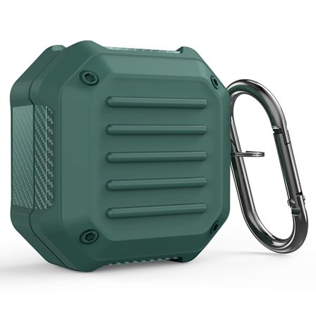 Laddningsfodral med spänne för Samsung Galaxy Buds2 / Buds Pro / Live - Grön