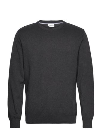 Structure O-Neck Knit Black Lindbergh