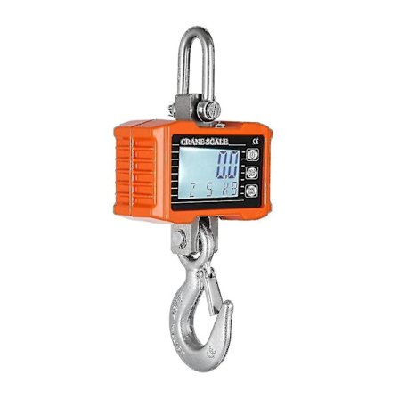 Digital Kranvåg 1000 kg/2204 lbs Portabel Kraftig Kranvåg LCD Bakgrundsbelysning Industriell Kran