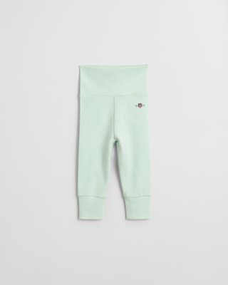 GANT - Shield leggings til baby, unisex faded mint