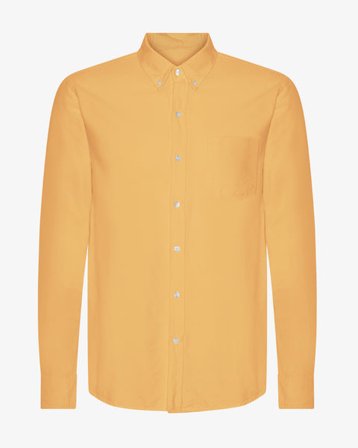 Organic Button Down Shirt - Sandstone Orange - Male - 2XL