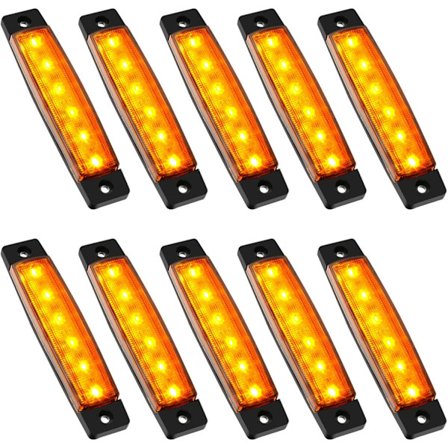 10 st LED-stenremsor för bilunderbelysning, hjulhusbelysning