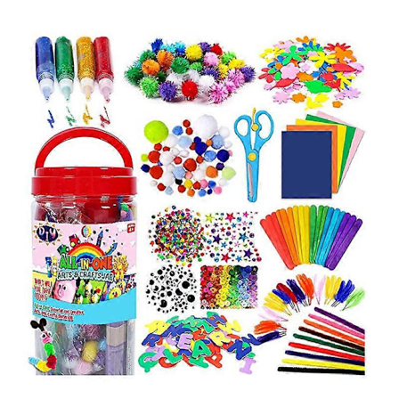 Kunst- og håndverksutstyr for barn - Kunsthåndverkssett - Alt-i-ett D.I.Y