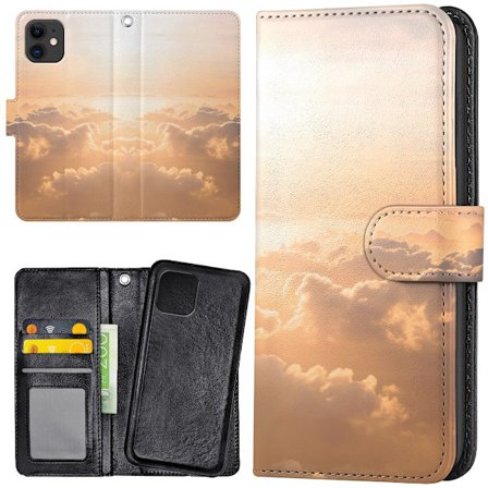 iPhone 12 Mini - Plånboksfodral/Skal Clouds