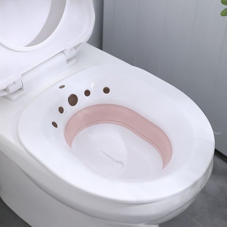Ældre Postpartum Hæmorider Patient Toilet Sitz Bad Kar Bad Bidet Ny(Pink)