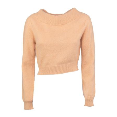 Semicouture Round-neck Strik Pink, Dame Striktrøjer
