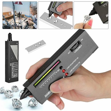 Diamant Juveler Værktøjssæt Bærbar Ædelsten Tester Selektor Test Guld Pen Diamant Tester