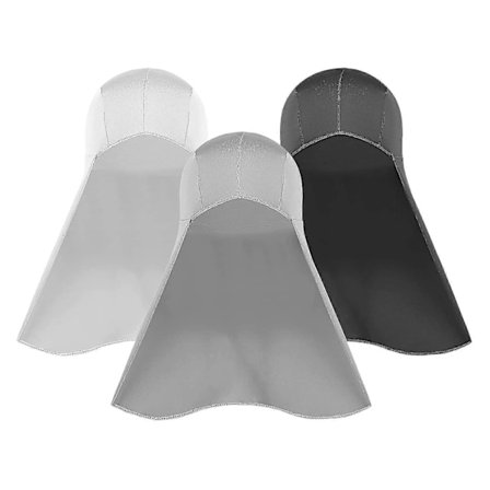 3 stk. Hjelmfor med nakkebeskyttelse, kjølende caps, svettetransporterende caps med halebeskyttelse for Saf