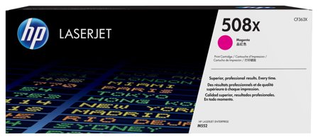 HP 508X magenta original LaserJet-tonerkassett med hög kapacitet, 888793237632