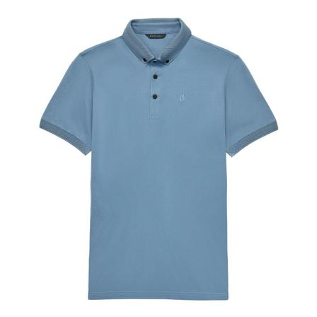 Borgio, koszulka polo Niebieski, Mężczyzna, Rozmiar: M
