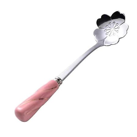 Kaffe blandingsskje Keramisk håndtak Rustfritt stål Koreansk ch