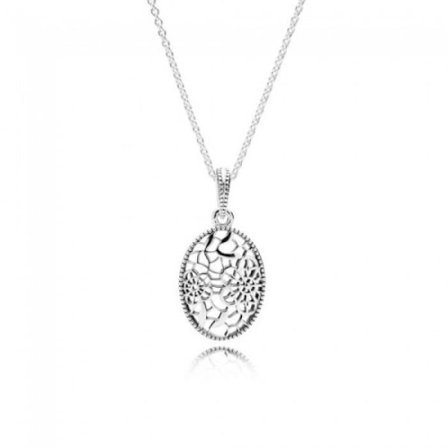 Halsband - PANDORA - 39383-60 - Silver - Kvinna - Vuxen