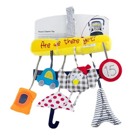 Søde billegetøj baby hængende ranglelegetøj baby musikalsk legetøj til autostole til senge_Super Gave