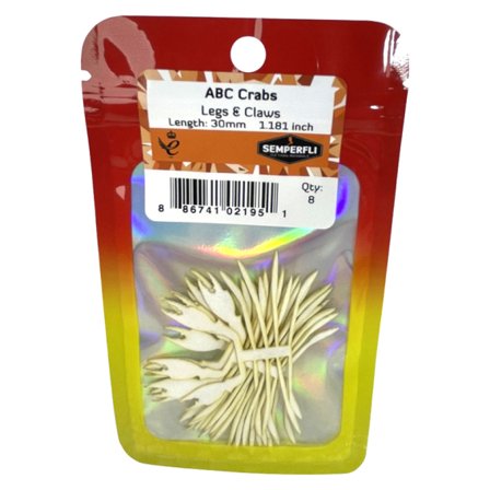 Semperfli ABC Crab Legs & Claws Skeletons - 30mm
